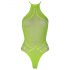 Body neon verde cu efect de bandă fluorescentă - Ouch!  - XL-4XL