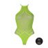 Body neon verde cu efect de bandă fluorescentă - Ouch!  - XL-4XL