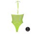 Body neon verde cu efect de bandă fluorescentă - Ouch!  - XL-4XL