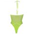 Body neon verde cu efect de bandă fluorescentă - Ouch!  - XL-4XL