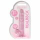 Dildo realistic transparent - roz (17cm) 