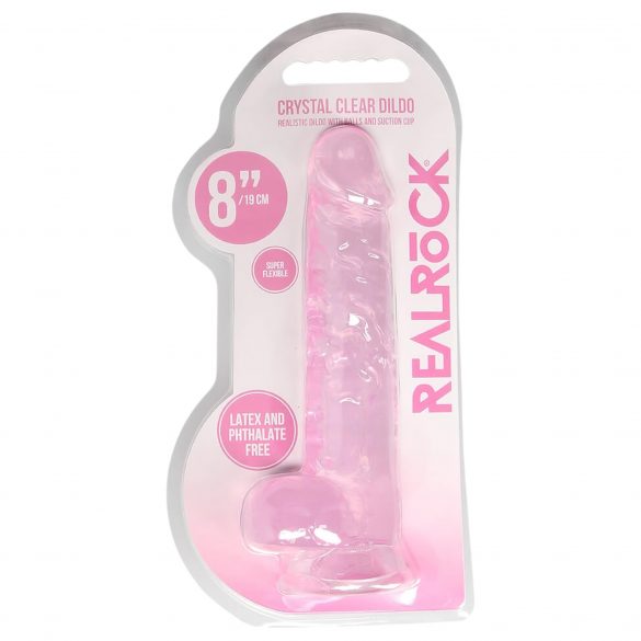 Dildo Realistic Transparent - Roz (19cm) 