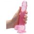 Dildo Realistic Transparent - Roz (19cm) 