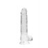 REALROCK - dildo realist transparent - clar ca apa (19cm) 