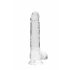 REALROCK - dildo realist transparent - clar ca apa (19cm) 