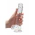 REALROCK - dildo realist transparent - clar ca apa (19cm) 