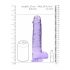 REALROCK - dildo realist transparent - mov (22cm) 