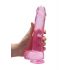 REALROCK - dildo realist transparent - roz (22cm) 