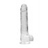 Dildo realist transparent - RealRock (22 cm) 