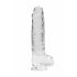 Dildo realist transparent - RealRock (22 cm) 