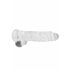 Dildo realist transparent - RealRock (22 cm) 