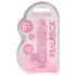 REALROCK - dildo realist transparent - roz (15cm) 