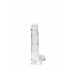 REALROCK - dildo realist transparent (15cm) 