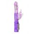 Vibrator rotativ cu impulsuri și stimulator clitoridian în formă de fluture (mov) 