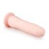 Easytoys - dildo din silicon cu ventuză (21cm) - natural 