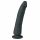 Easytoys - dildo din silicon 100%, cu ventuză (21cm) - negru 