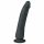 Easytoys - dildo din silicon 100%, cu ventuză (21cm) - negru 