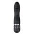 Vibrator Easytoys Diamond Ribbed cu striatii (negru) 