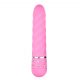 Vibrator Easytoys Diamond cu tijă în spirală (roz) 