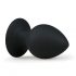 EasyToys Round Butt Plug XL - dildo anal (negru) - extra mare 