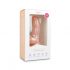 Easytoys - dildo cu ventuză și testicule (15 cm) - natural 