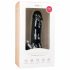 Easytoys - dildo cu ventuză și testicule (17,5cm) - negru 