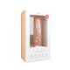 Easytoys - dildo mare cu ventuză și testicule (29,5cm) - natural 