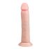 Easytoys - dildo realist cu ventuză (20,5cm) - natural 