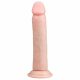 Easytoys - dildo realist cu ventuză (20,5cm) - natural 