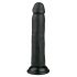 Dildo realist cu ventuză Easytoys (20,5cm) - negru 