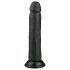 Dildo realist cu ventuză Easytoys (20,5cm) - negru 