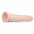 Easytoys - dildo extra mare cu ventuză (28,5cm) - natural 