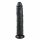 Easytoys - dildo extra mare cu ventuză (28,5cm) - negru 