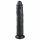 Easytoys - dildo extra mare cu ventuză (28,5cm) - negru 