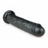 Easytoys - dildo extra mare cu ventuză (28,5cm) - negru 