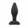 Dildo anal din silicon Easytoys - mic (negru) 