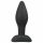 Dildo anal din silicon Easytoys - mic (negru) 