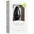 Dildo anal din silicon Easytoys - mic (negru) 