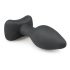 Dildo anal din silicon Easytoys - mic (negru) 