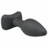 Dildo anal din silicon Easytoys - mic (negru) 