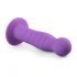 Dildo cu ventuză și formă ondulată Easytoys (mov) 