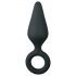 Dildo anal Easytoys Pointy S - negru - mic 