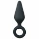 Dildo anal Easytoys Pointy S - negru - mic 