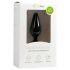 Easytoys Pointy Plug - dop anal cu inel de prindere - mărime medie (negru)