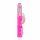 Vibrator Easytoys cu perle rotative și funcție de împingere, pentru clitoris, roz 