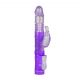 Easytoys Bunny - vibrator rotativ și oscilant (mov)