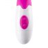 Vibrator cu stimulator clitoridian Easytoys Lily (roz) 