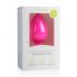 Easytoys Diamond - dildo anal cu pietre albe (mare) - roz 