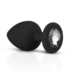 Easytoys Diamond - set dildo anal (negru)