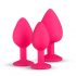 Set de dildo-uri anale Easytoys Diamond (roz) 